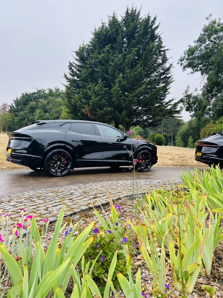 A Lotus Eletre parked-up and ready for action 