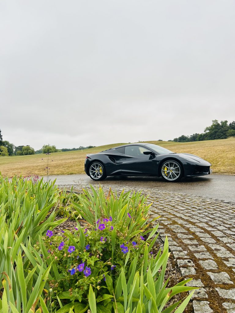 A Lotus sports car parked-up 