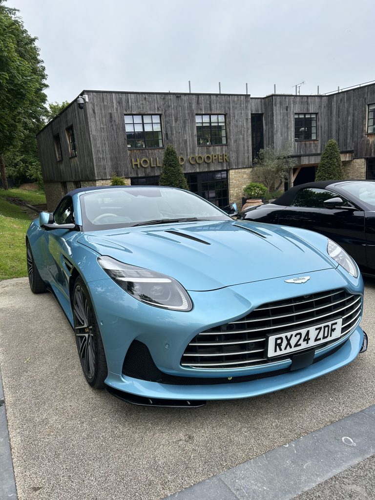 DB12 parked outside Holland and Cooper 